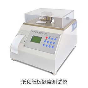 Paper and board stiffness tester